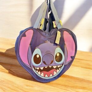 Stitch Heart-Shaped Tote Bag